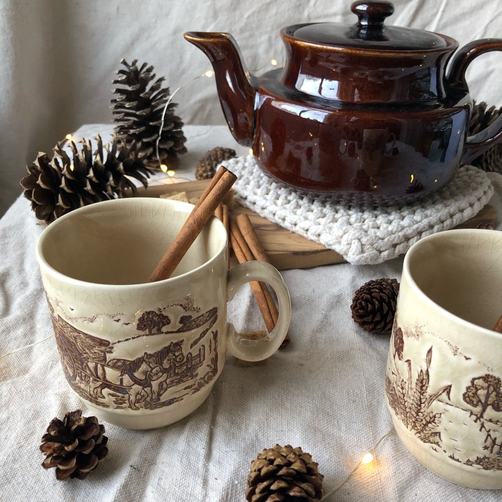 Vintage USA Pottery Brown Coffee Pot Dripolator - Picture 8 of 8